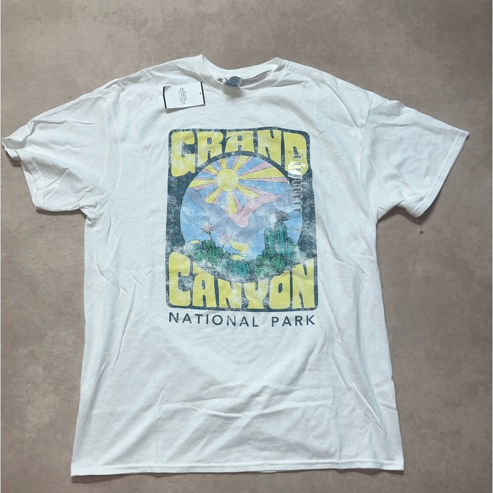 Vintage Delta Pro Weight Grand Canyon National Park White T-Shirt